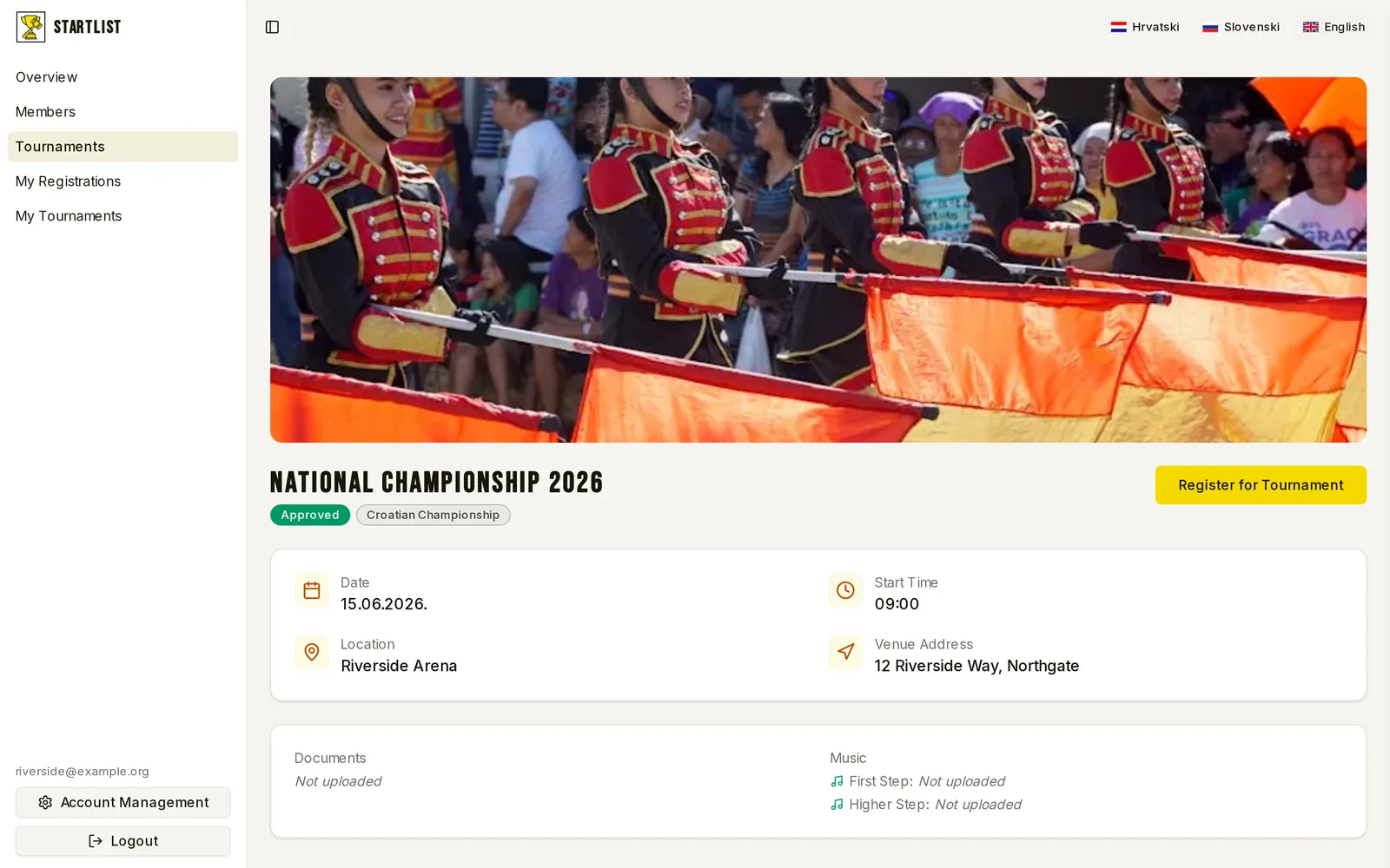A competition, in full